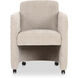 Mesto Grey Rolling Dining Chair