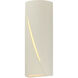 Puff LED 16 inch Chaulk White Outdoor Wall Mount