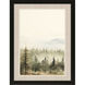 Mountain Glimpse Green and Blue and Brown Framed Art, Propac