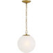Marbelle 1 Light 10 inch Legacy Brass Pendant Ceiling Light
