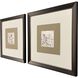 Fragrant Perch Brown and Gray Framed Art, Propac