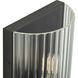 Seville 2 Light 3 inch Matte Black ADA Wall Sconce Wall Light, Design Series