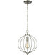 Williamsport 1 Light 11 inch Brushed Nickel Mini Pendant Ceiling Light