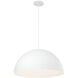 Laverton 1 Light 24 inch White Pendant Ceiling Light