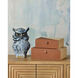 Leather & Raffia 12 inch Brown and Natural Boxes, Set of 2
