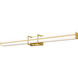 Harrison LED 40 inch Modern Gold Vanity Wall Light