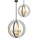 Ashling 6 Light 24.38 inch Bronze Gold Chandelier Ceiling Light