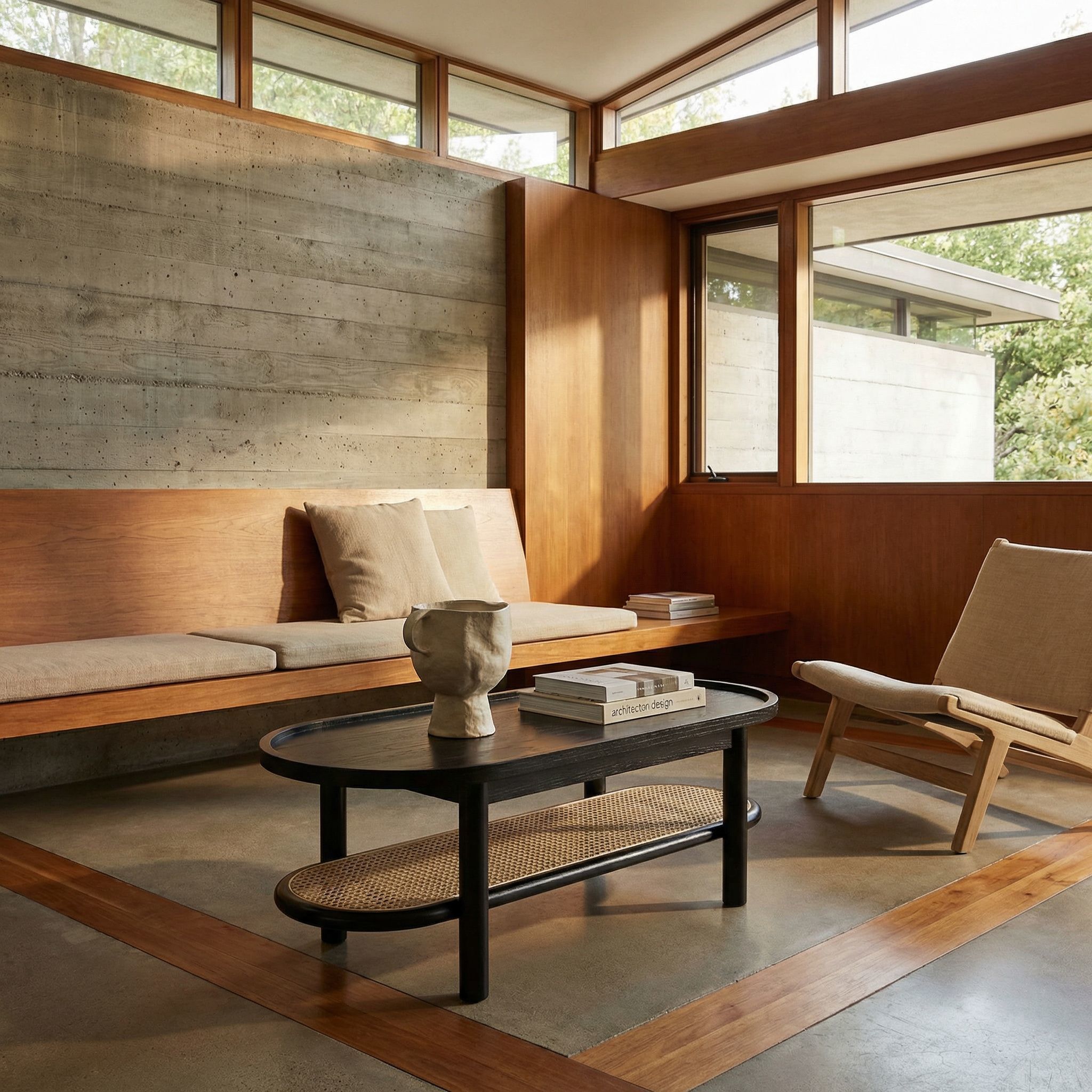 Amore 47 X 20 inch Charcoal Black Coffee Table