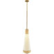 Shreveport 1 Light 10 inch Natural and Antique Brass Pendant Ceiling Light