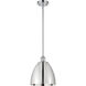 Ballston Dome 1 Light 9 inch Polished Chrome Pendant Ceiling Light