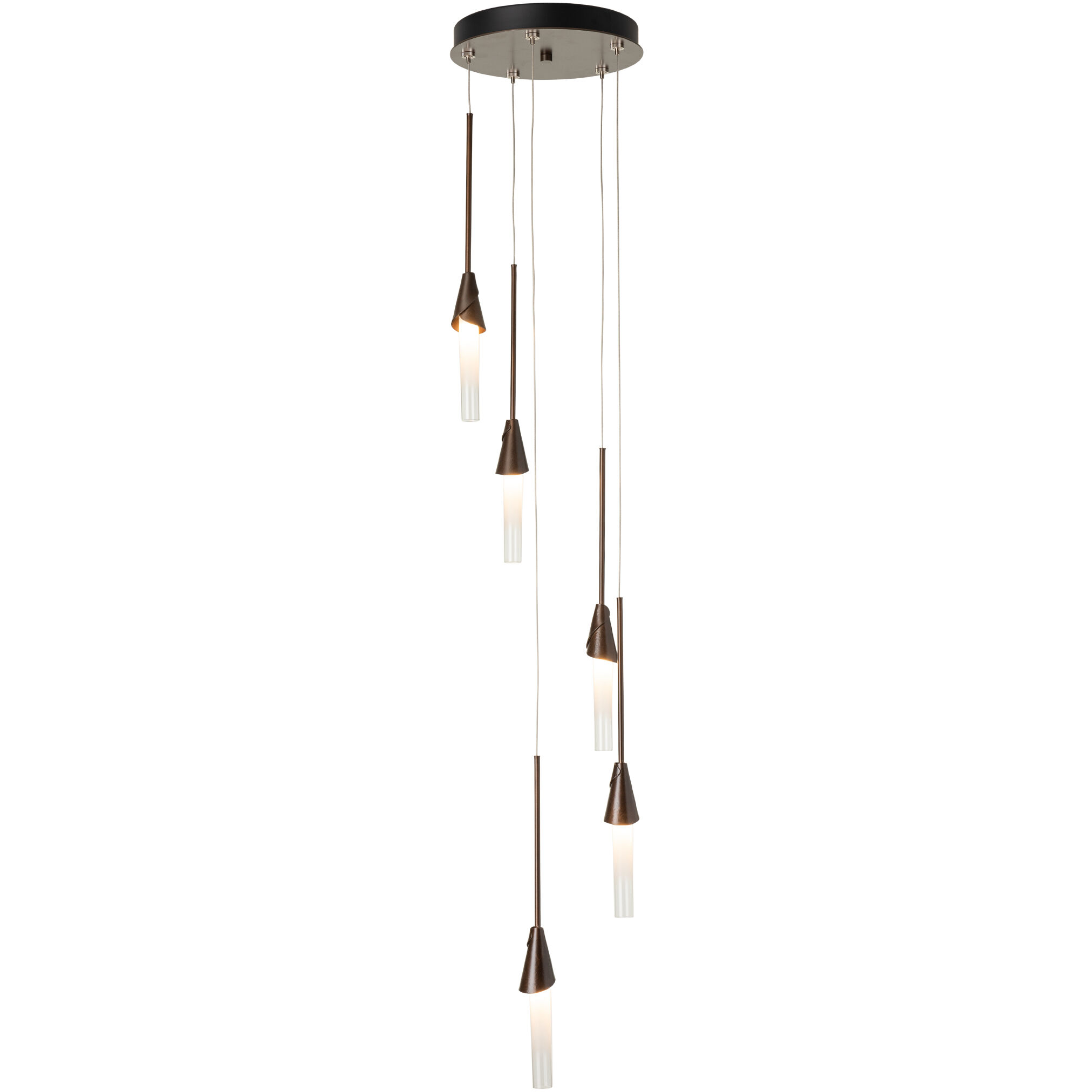 Lilium 5 Light 12.3 inch Bronze Multi-Light Pendant Ceiling Light
