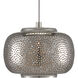 Pepper 7 Light 14.25 inch Silver Multi-Drop Pendant Ceiling Light