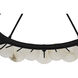 Cosmos 6 Light 30 inch Matte Black Chandelier Ceiling Light, Smithsonian Collaboration