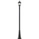 Wakefield 1 Light 116 inch Black Outdoor Post Mounted Fixture