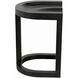 Saddle 26 inch Hand Rubbed Black Counter Stool