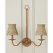 Annabelle Natural 6 inch Tapered Chandelier Shade, Suzanne Duin Collection