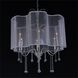 Antique Parisian Silver 6 Light 30 inch Silver Chandelier Ceiling Light