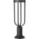 Leland LED 23 inch Sand Black Outdoor Pier Mounted Fixture