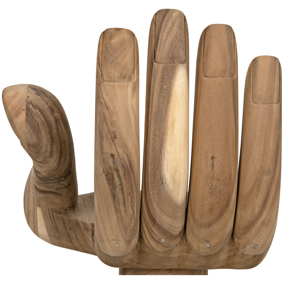 Buddha 40 inch Clear Coat Flat Counter Stool