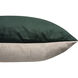 Olive 20 inch Hunter Green and Beige Indoor Pillow