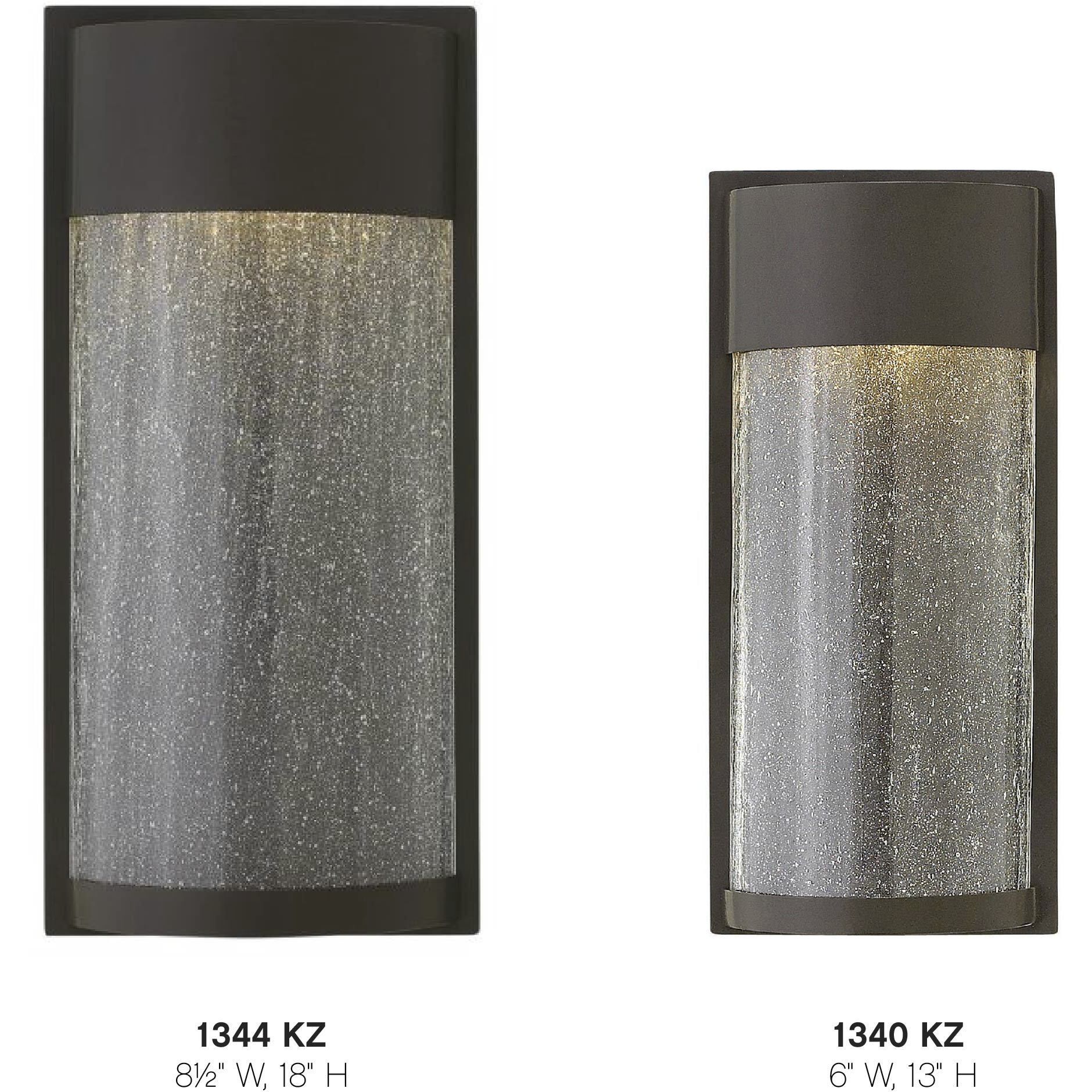 Shelter LED 13 inch Buckeye Bronze Outdoor Wall Mount Lantern, Small