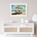 Beach Vibe Blue and Multi and Pink and Teal Framed Art