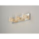 Gem 3 Light 22 inch Polished Chrome Bath Vanity Wall Light in Silver