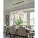 Lisa McDennon Trigo LED 52 inch Lacquered Brass Linear Pendant Ceiling Light