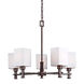 Signature 5 Light 22.75 inch Antique Bronze Chandelier Ceiling Light
