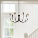 Alora Mood Ember 7 Light 25.75 inch Matte Black Chandelier Ceiling Light