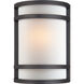 ML 1 Light 7 inch Dark Restoration Bronze ADA Wall Mount Wall Light