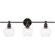 Syracuse 3 Light 28 inch Black Wall sconce Wall Light