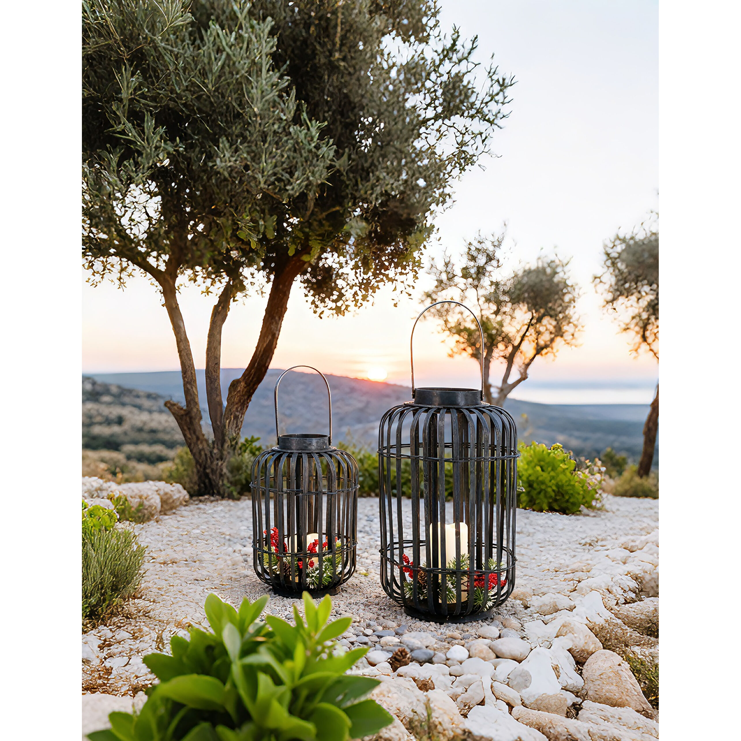 Anita 13.8 X 9.3 inch LED Lantern