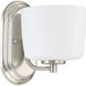 Clarendon 1 Light 5.88 inch Brushed Polished Nickel Wall Sconce Wall Light