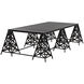 Brixton 64 X 38 inch Matte Black Coffee Table
