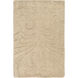 Sculpture 36 X 24 inch Yellow Area Rug, Wool