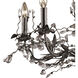 Circeo 5 Light 27 inch Silvered Bronze with Clear Chandelier Ceiling Light