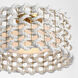 Fisher Weisman Catania LED 17.5 inch Antique-Burnished Brass Flush Mount Ceiling Light