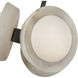 Alonso Pendant Ceiling Light in Urban Bronze and Alabaster
