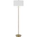 Kendal 64 inch 60.00 watt Antique Brass Floor Lamp Portable Light