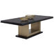 Judson 100 X 46 inch Black Dining Table