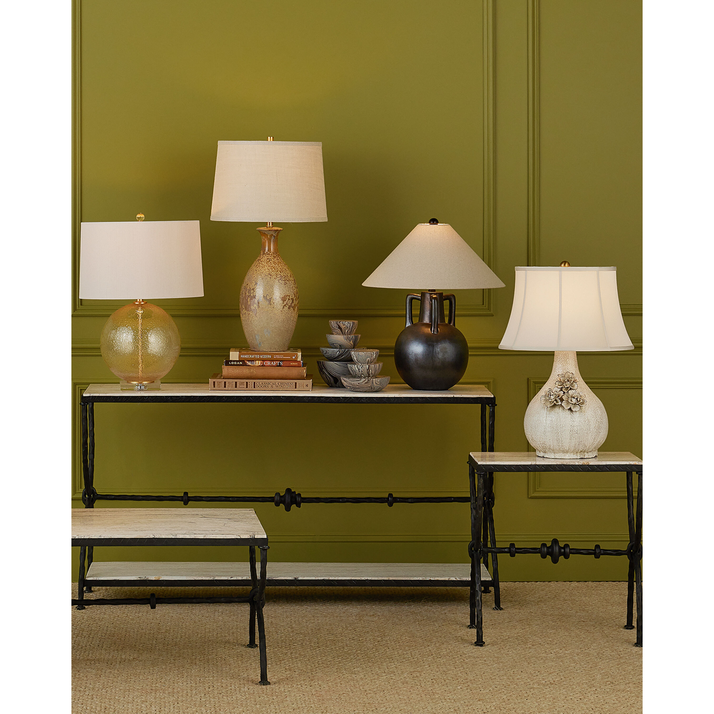 Marbleized Marbleized Gray Stacking Box, Set of 3