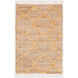 Laural 36 X 24 inch Bright Yellow, Cream, Khaki Rug