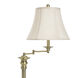 Signature 62 inch 100 watt Antique Brass Floor Lamp Portable Light