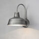 Pier M 1 Light 13 inch Weathered Zinc Outdoor Wall Mount