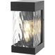 Thompson 1 Light 9 inch Black Outdoor Wall Sconce