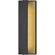 MOCO Strata LED 16 inch Black Outdoor Wall Mount Lantern