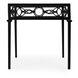 Southport Iron Outdoor End Table in Black