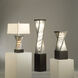 Torque 20 inch 9 watt Satin Nickel and Espresso Table Lamp Portable Light