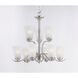 Vital 9 Light 26 inch Satin Nickel Chandelier Ceiling Light